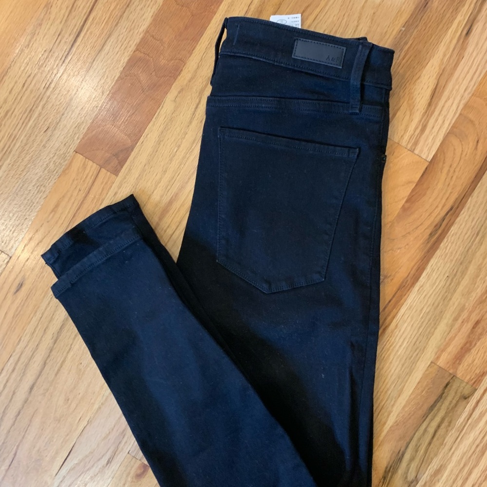 A&f high rise skinny jeans